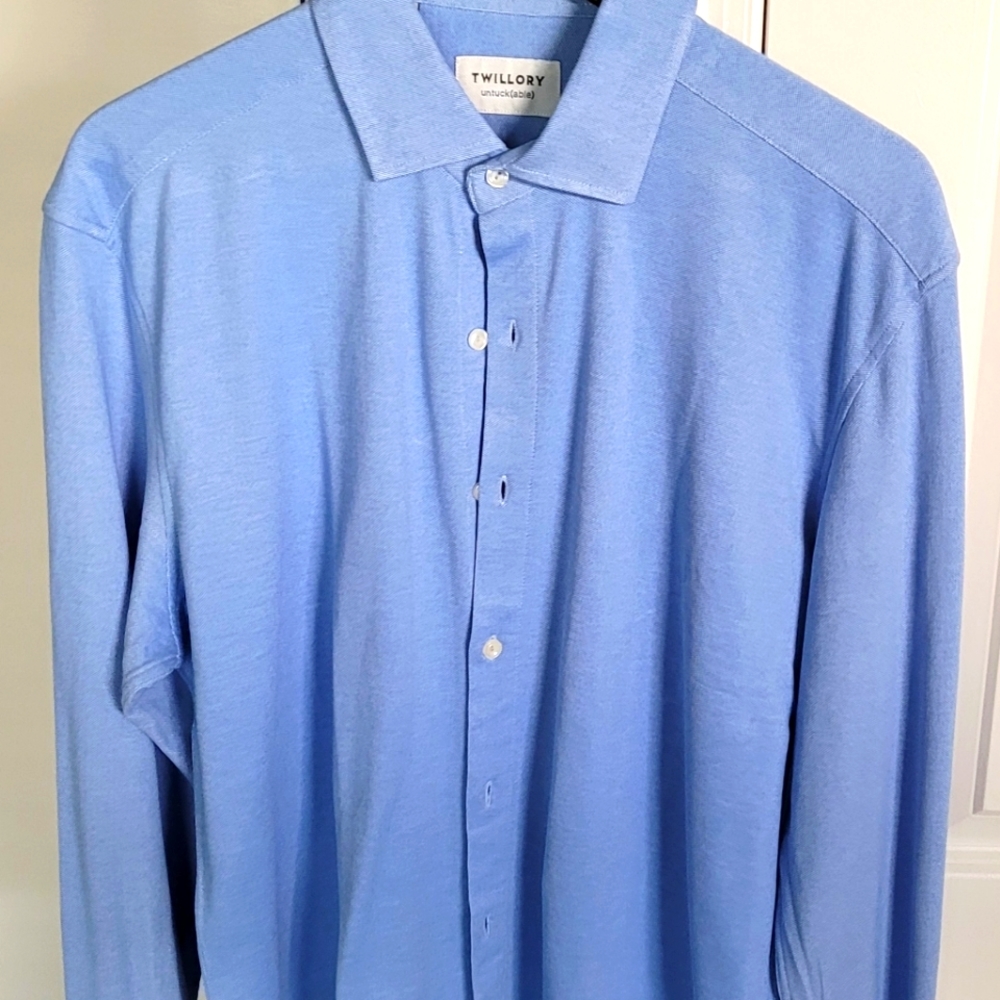 Twillory Button Down UNTUCKABLE STRETCH SHIRT